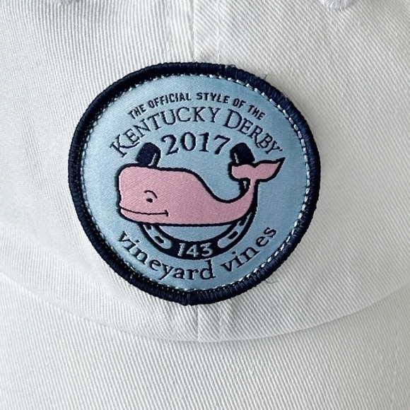 Vineyard Vines 143 Kentucky Derby Hat Whale Logo OS - Picture 2 of 6